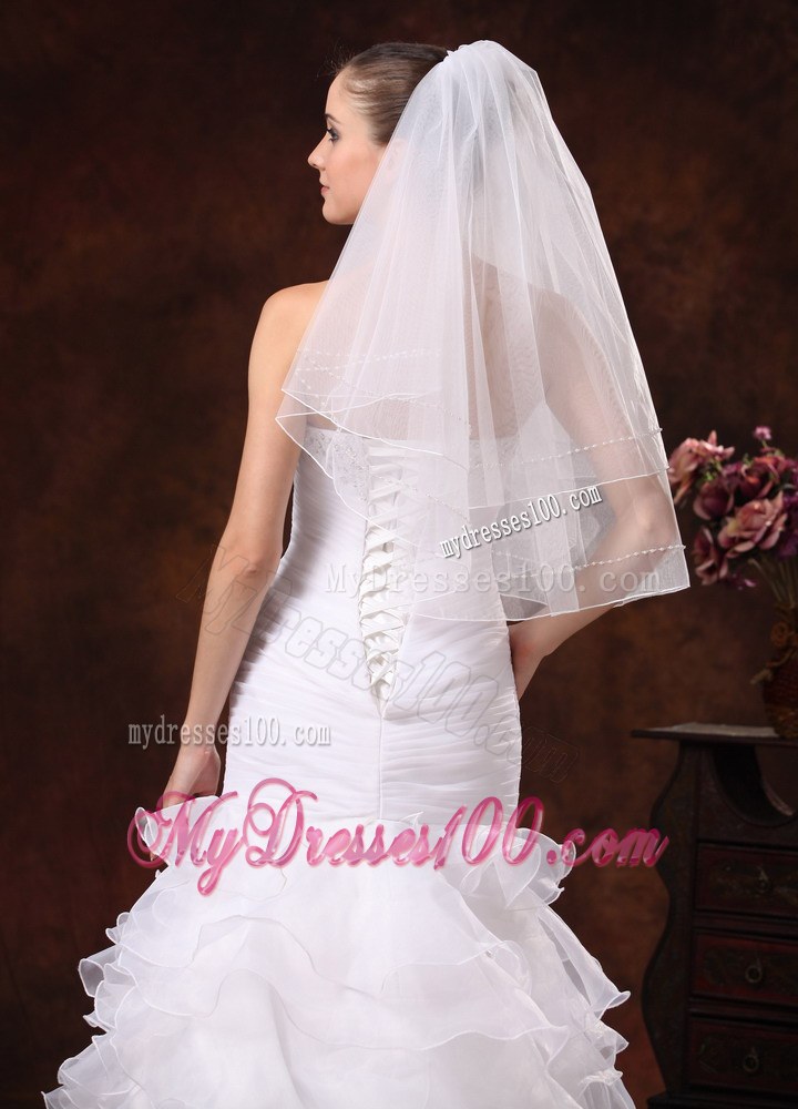 Two-tier Tulle Bridal Veil On Sale