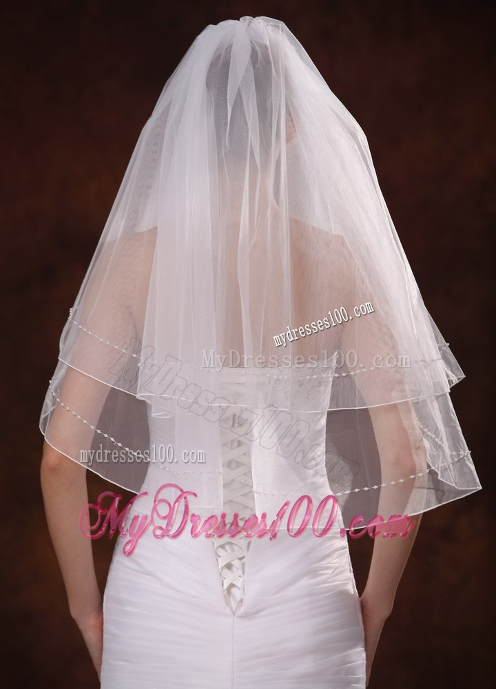Two-tier Tulle Bridal Veil On Sale