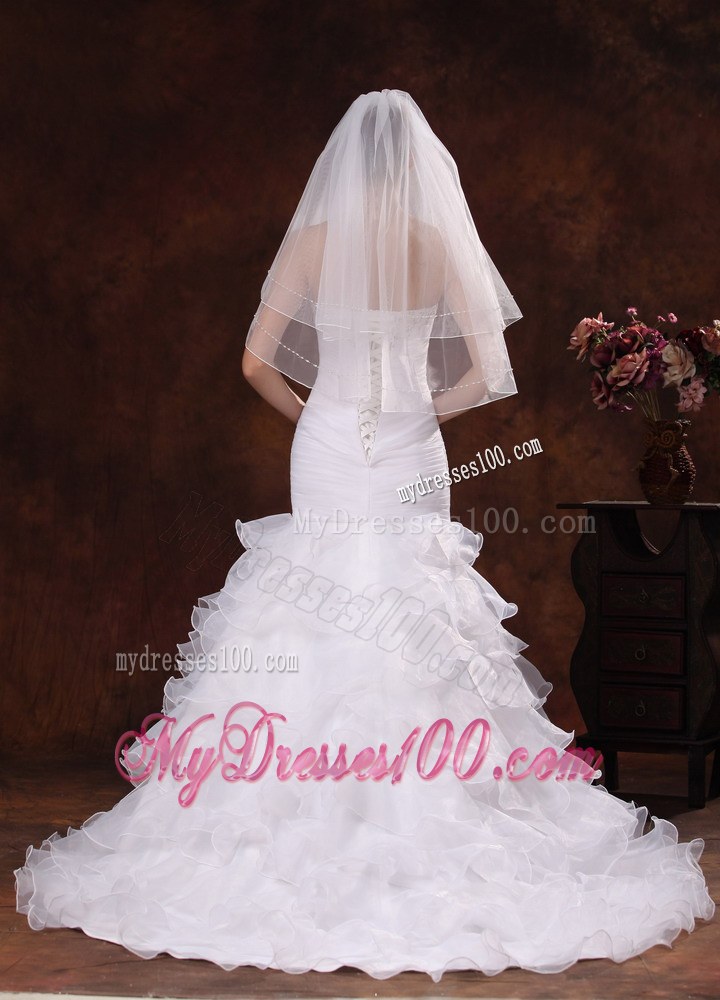 Two-tier Tulle Bridal Veil On Sale