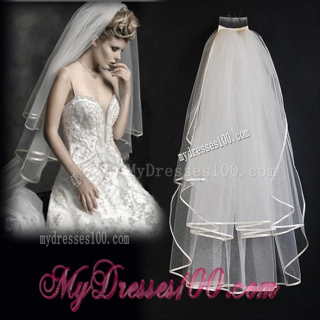 Two-tier Tulle Graceful Wedding Veil