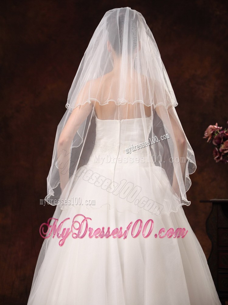Two-tier Tulle Graceful Wedding Veil