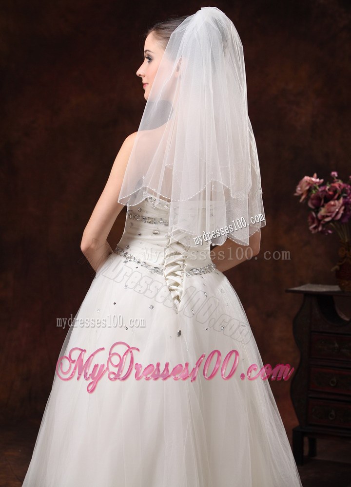 Two-tier Tulle Graceful Wedding Veil