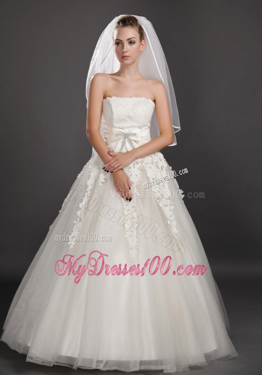 Two-tier Tulle With Ribbon Edge Wedding Veil