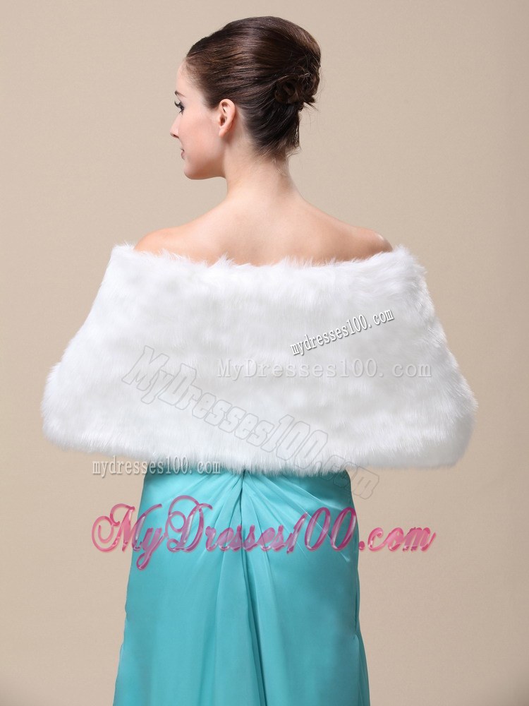 Faux Fur Special Occasion / Wedding Shawl On Sale