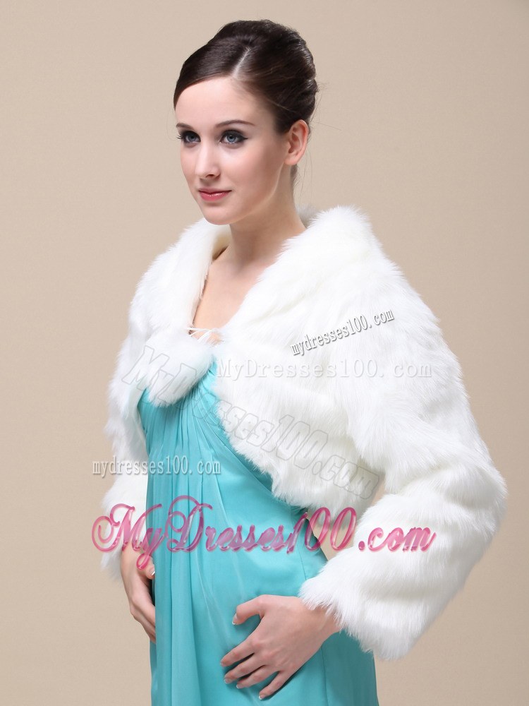 Low Price Rabbit Fur Special Jacket In Ivory With High-neck