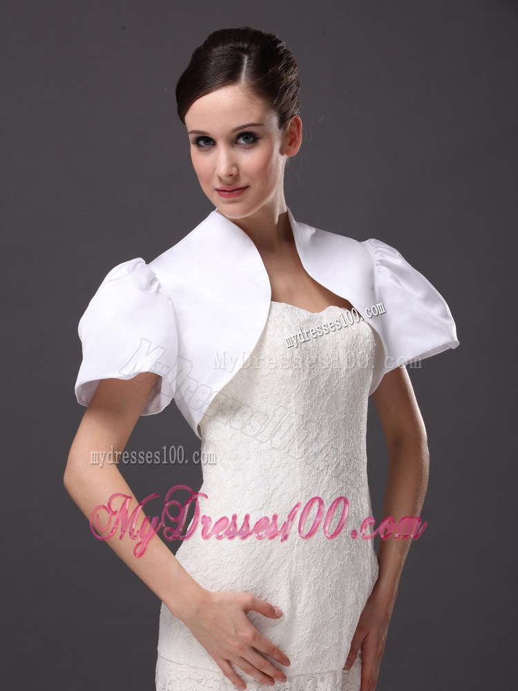 White Satin Jacket For Wedding Party and Other Occasion