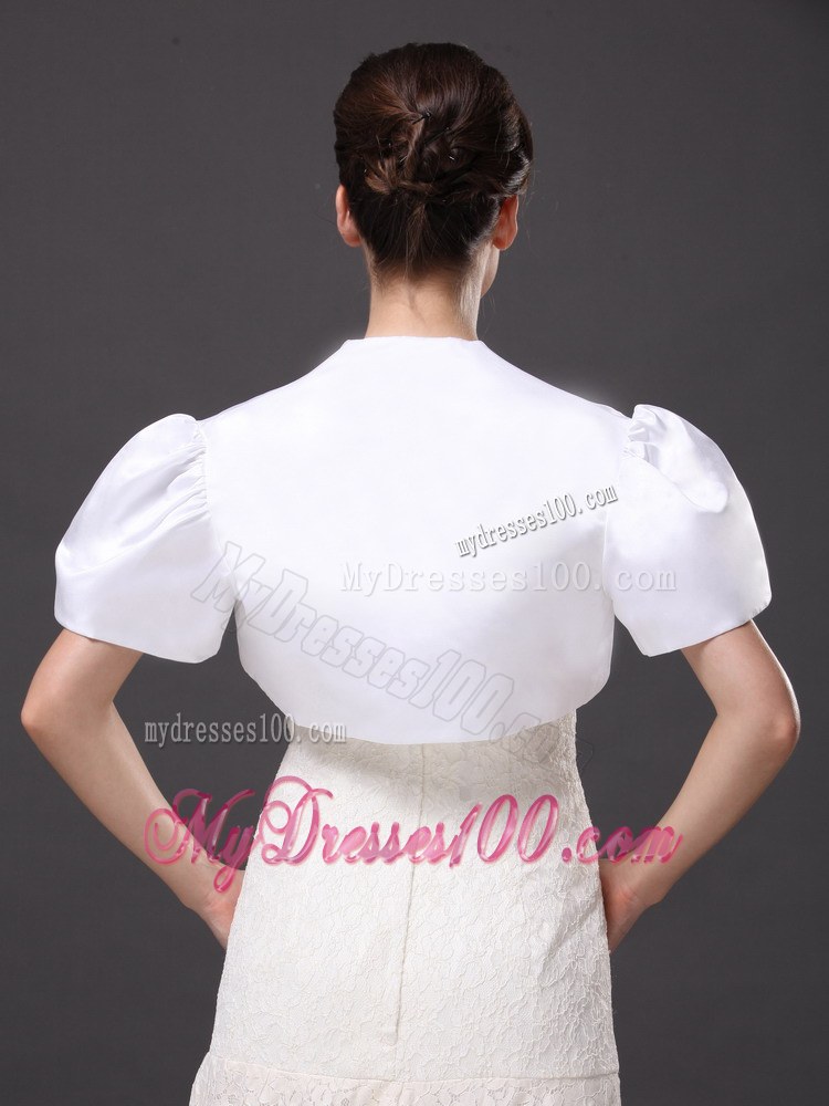 White Satin Jacket For Wedding Party and Other Occasion