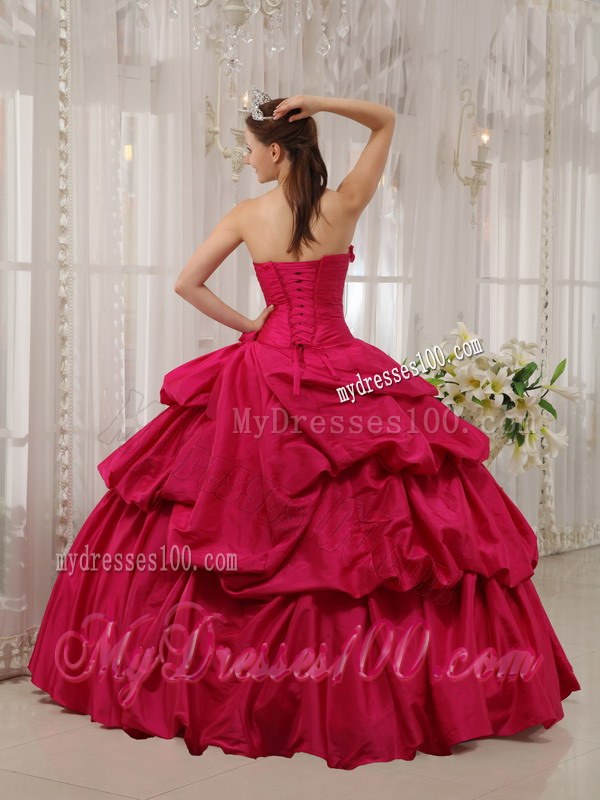 Floor-length Strapless Beading Flowery Sweet 16 Dresses 2013 on Sale