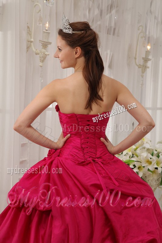 Floor-length Strapless Beading Flowery Sweet 16 Dresses 2013 on Sale