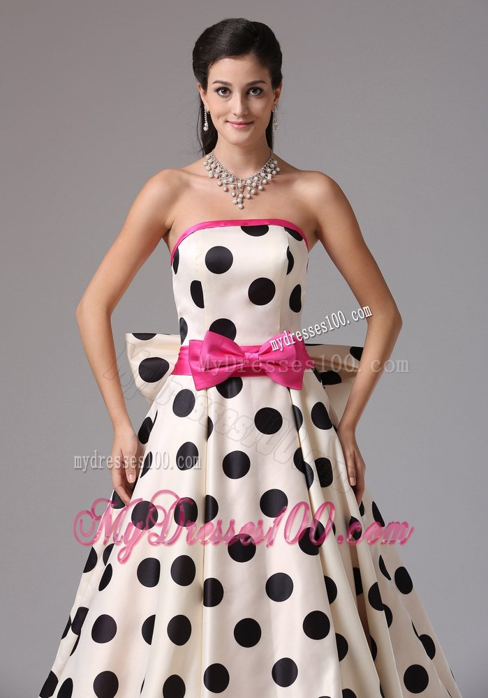 Stylish Princess Multi-color 2013 Prom Dresses With Bows Strapless