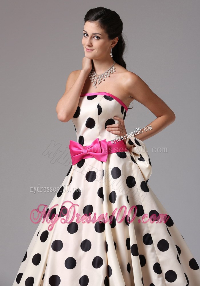 Stylish Princess Multi-color 2013 Prom Dresses With Bows Strapless
