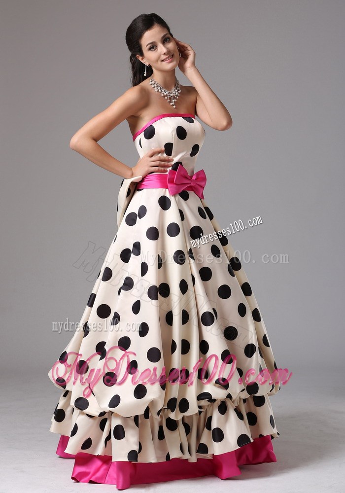 Stylish Princess Multi-color 2013 Prom Dresses With Bows Strapless