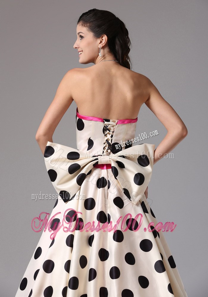 Stylish Princess Multi-color 2013 Prom Dresses With Bows Strapless