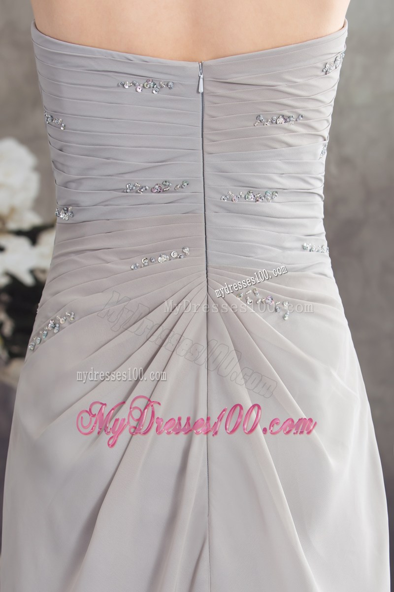 Beaded Strapless Empire Prom Dress With Brush For 2013 Spring