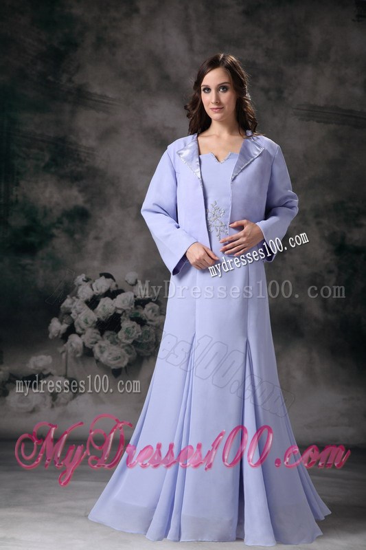 Lilac Column Strapless Floor-length Beading 2013 Discount Prom Dress