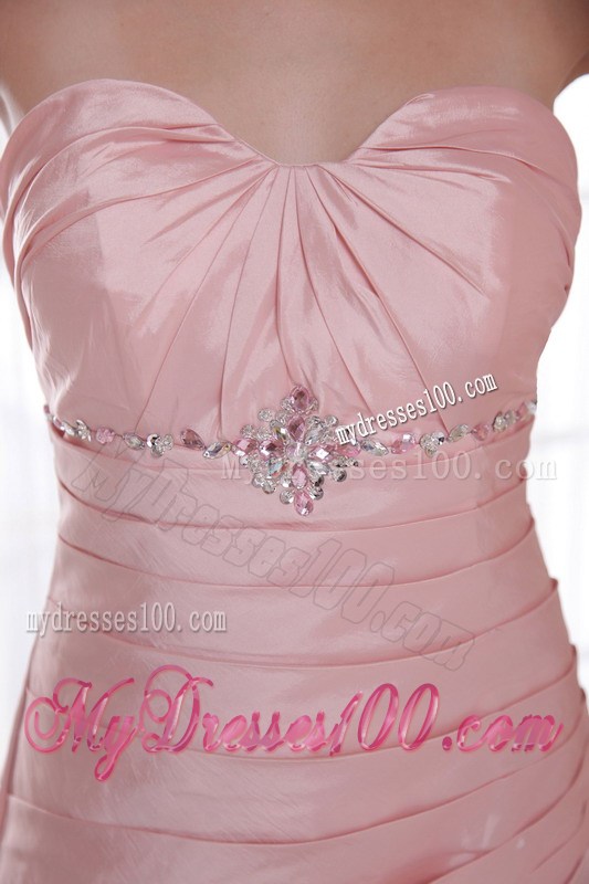 Baby Pink Princess Sweetheart Floor-length Beading 2013 Prom Dress