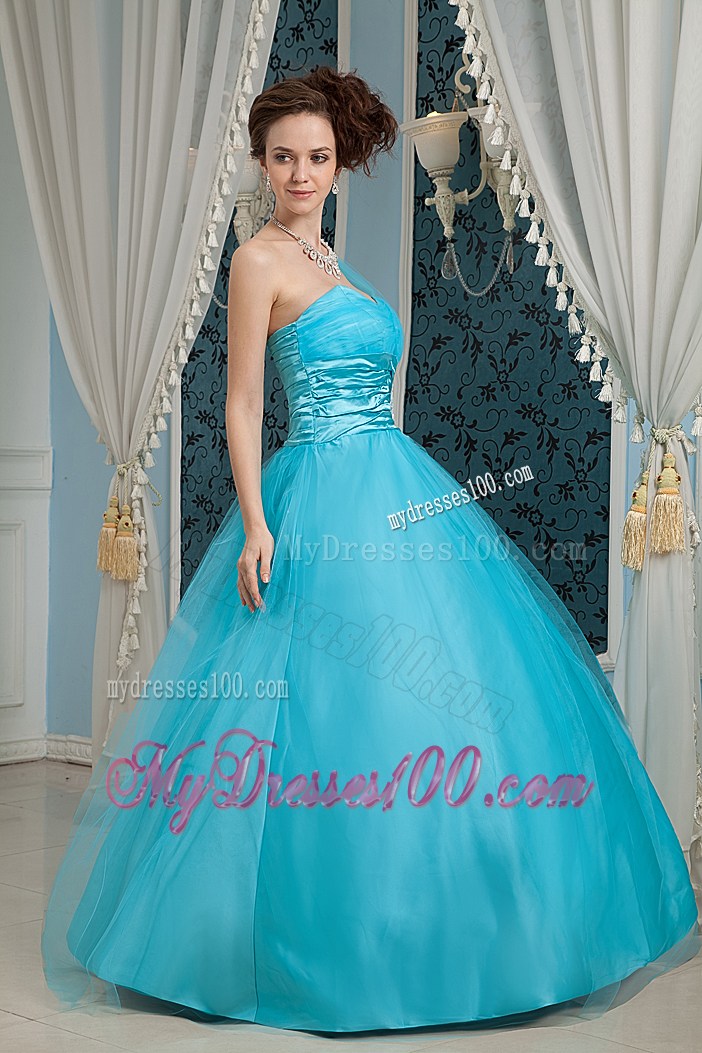 Transparent Single Shoulder Ruching Full Length Prom Dress with Jewelry