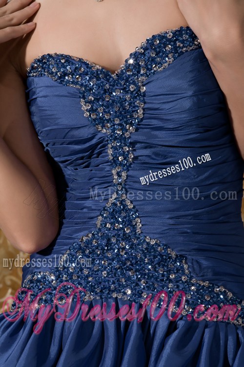 Beading and Ruffled Layers Accent Prom Dress of High-low