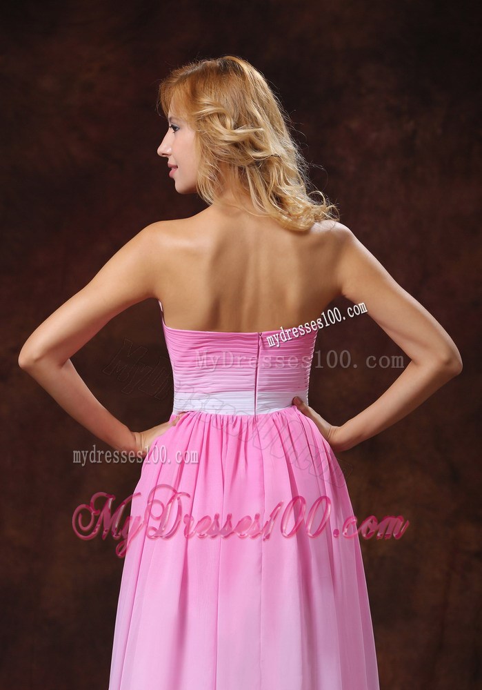 Ombre Color Sweetheart Chiffon Prom Dress For New Arrival