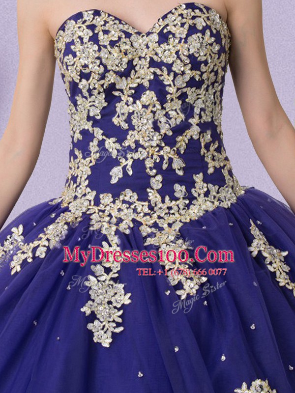 Cute Sleeveless Lace Up Floor Length Beading Sweet 16 Dresses