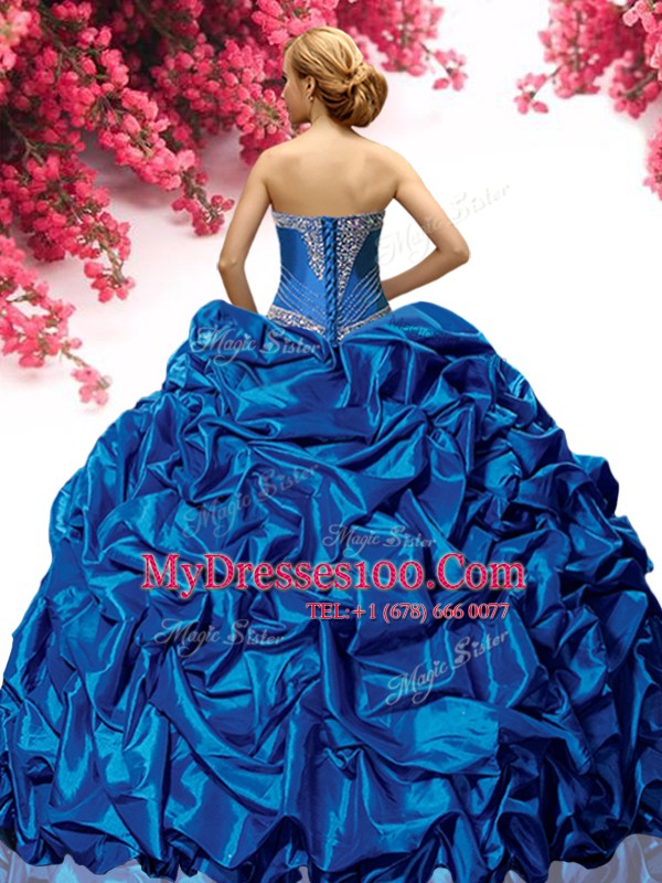 Fuchsia Sleeveless Taffeta Sweep Train Lace Up Quinceanera Dresses for Military Ball and Sweet 16 and Quinceanera