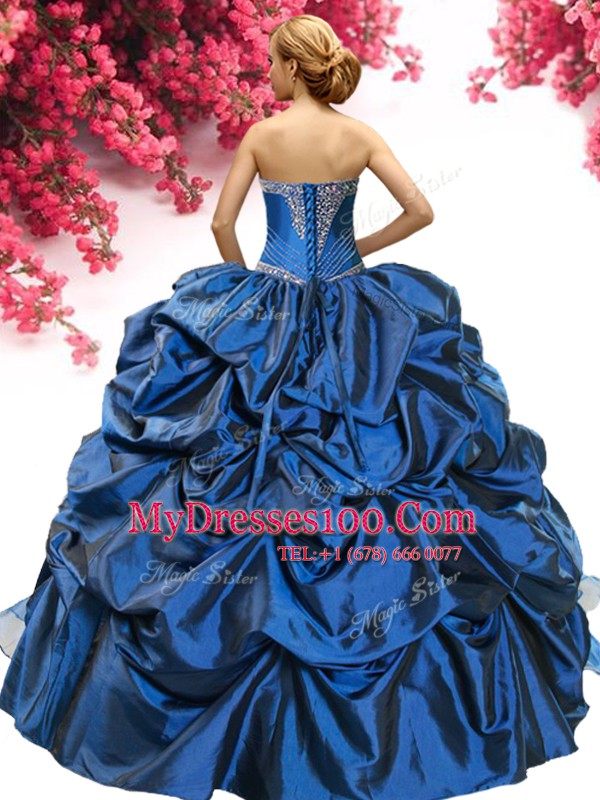 Most Popular Taffeta Sleeveless Floor Length Sweet 16 Quinceanera Dress and Beading and Embroidery